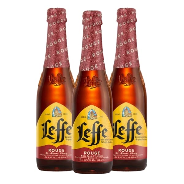 Leffe Rouge Belgian Ale (33 cl) 3 pezzi