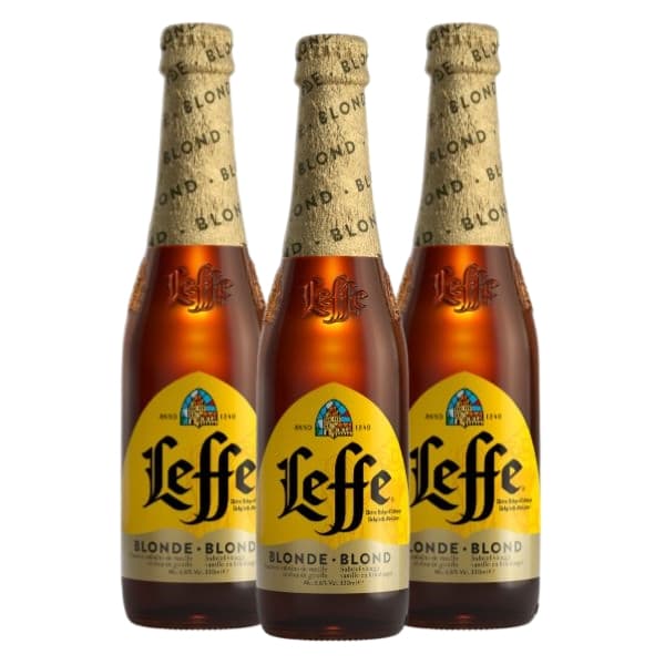 Leffe Blonde Belgian Ale (33 cl) 3 pezzi