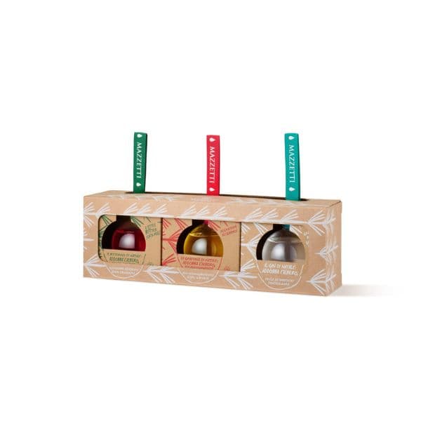 Confezione tre palline assortite - Mazzetti