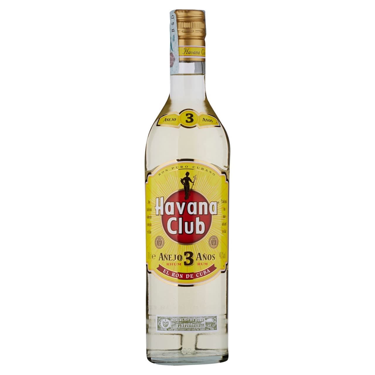 Rum Havana Club 3 Y.O. 37,5% (70 cl)