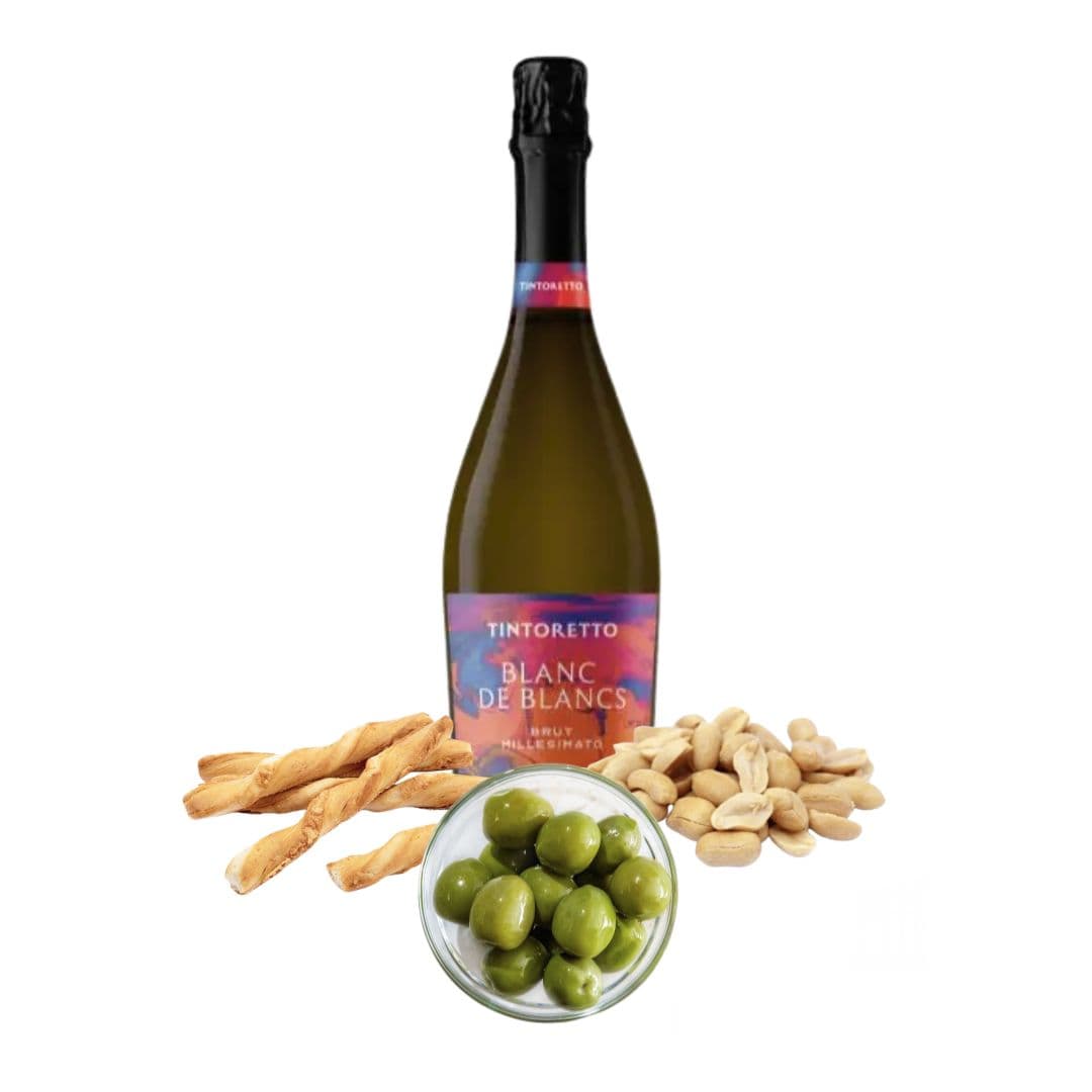 Kit Aperitivo con Spumante Blanc de Blancs Brut Millesimato 2024