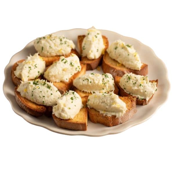 Crostino con baccalà mantecato