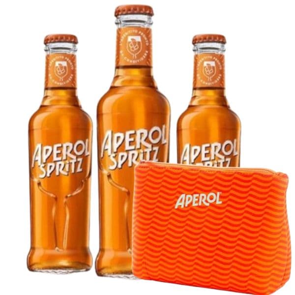 Aperol Spritz Ready to Enjoy (20 cl) 3 pezzi con Pochette in omaggio!