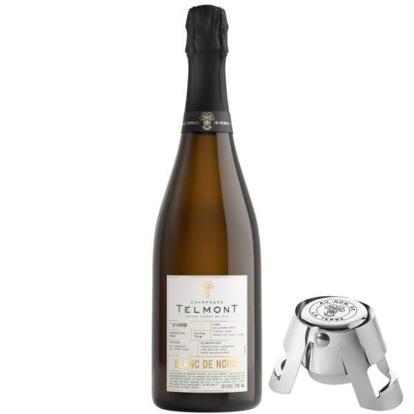 Champagne Telmont Blanc de Noirs 2015 con Stopper Omaggio