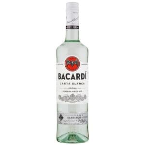 Rum Bacardi Carta Blanca 37,5° 1 L