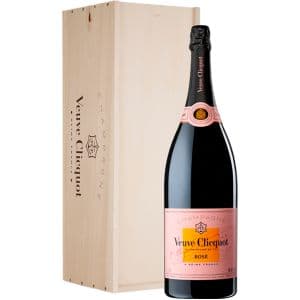 Champagne Veuve Clicquot Brut Rosé AOC Cassa Legno 3L Jeroboam