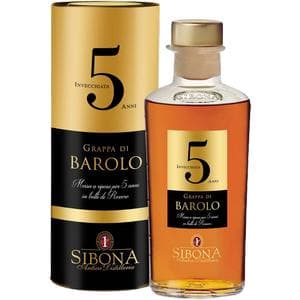 Grappa Sibona Antica Distilleria Barolo Invecchiata 5 Anni 50cl