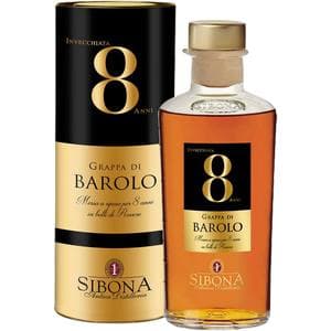 Grappa Sibona Antica Distilleria Barolo Invecchiata 8 Anni 50cl