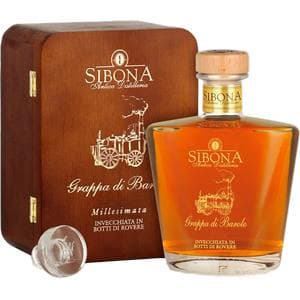 Grappa Sibona Antica Distilleria Barolo Millesimo Decanter Astuccio 70cl