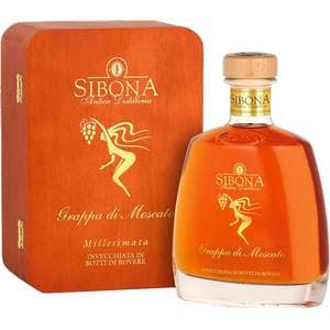Grappa Sibona Antica Distilleria Moscato Millesimo Decanter Astuccio 70cl
