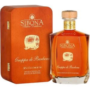 Grappa Sibona Antica Distilleria Barbera Millesimata Decanter 44° Ast 70 cl