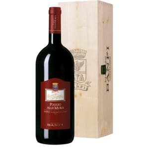 Banfi Poggio Alle Mura Rosso Di Montalcino Doc Magnum Cassetta In Legno 1,5L