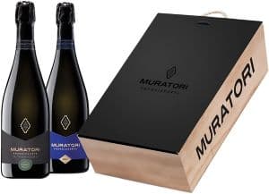 F. Corta Muratori Brut e Numerozero in Cassetta di Legno da 2 Bottiglie 75cl