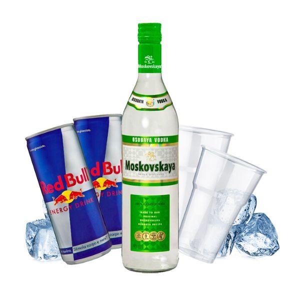 Moskovskaya - Vodka Red Bull Kit - per 10 persone