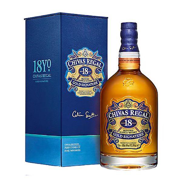 Chivas Gold Signature Blended Scotch Whisky 18 anni - Astucciato (70 cl)