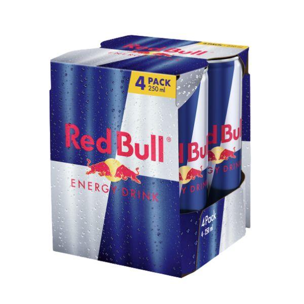 Red Bull Energy Drink (25 cl) 4 pezzi