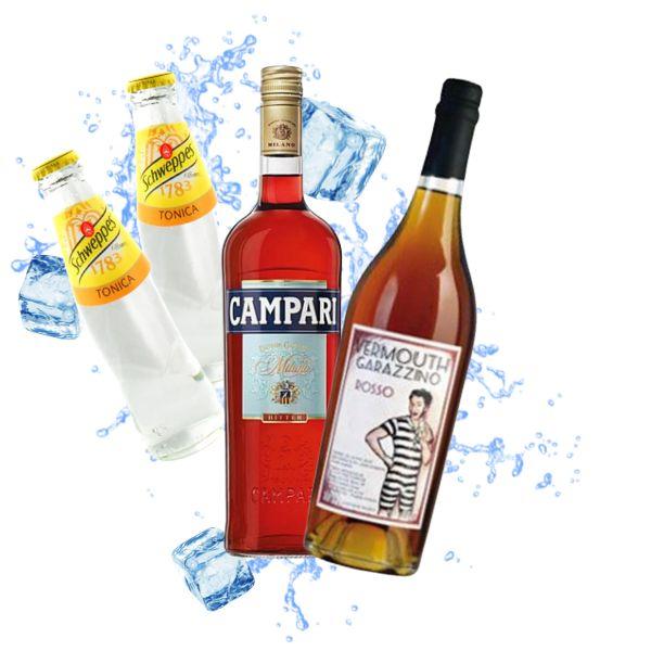 Garazzino - Americano Cocktail Kit - per 10 persone