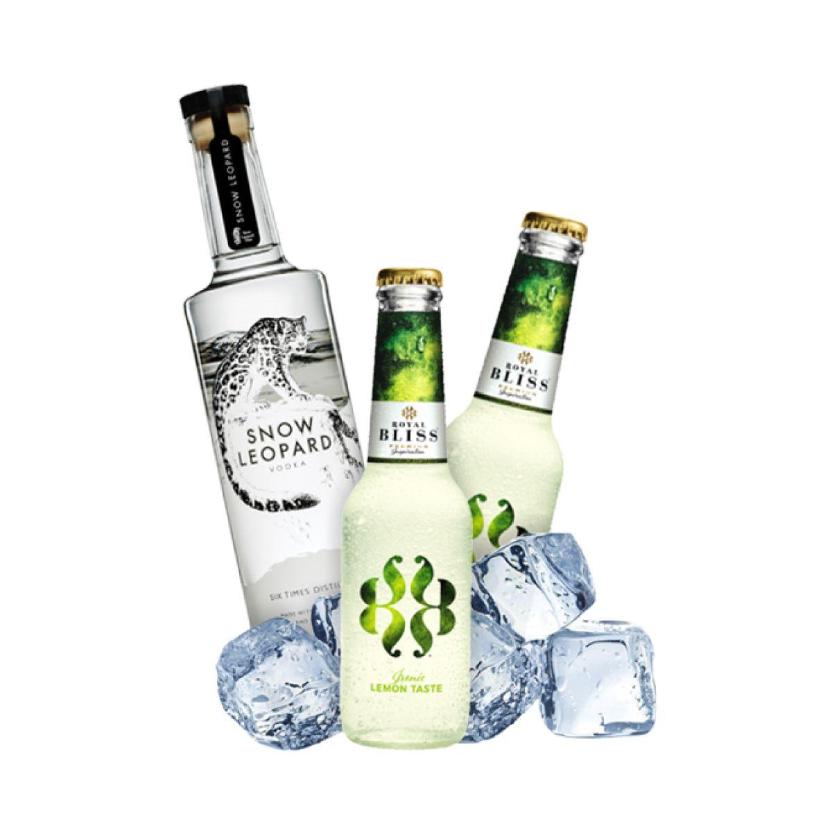 Royal Bliss Ironic Vodka Lemon - Cocktail Kit per 10 persone
