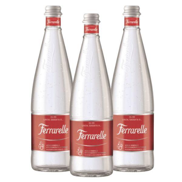 Acqua Ferrarelle Effervescente Naturale (75 cl) 3 pezzi