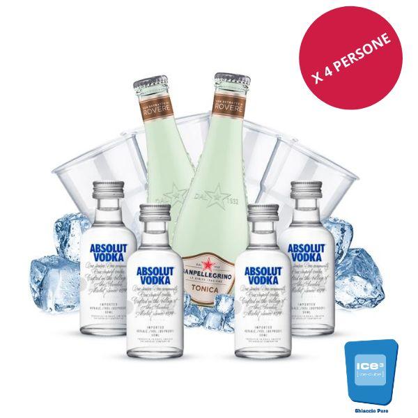 Absolut - Vodka Tonic Kit - per 4 persone