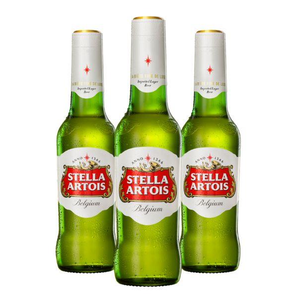 Stella Artois Lager (33 cl) 3 pezzi