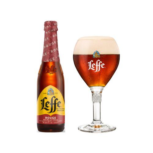 Leffe Rouge Belgian Ale (33 cl) - con calice incluso!