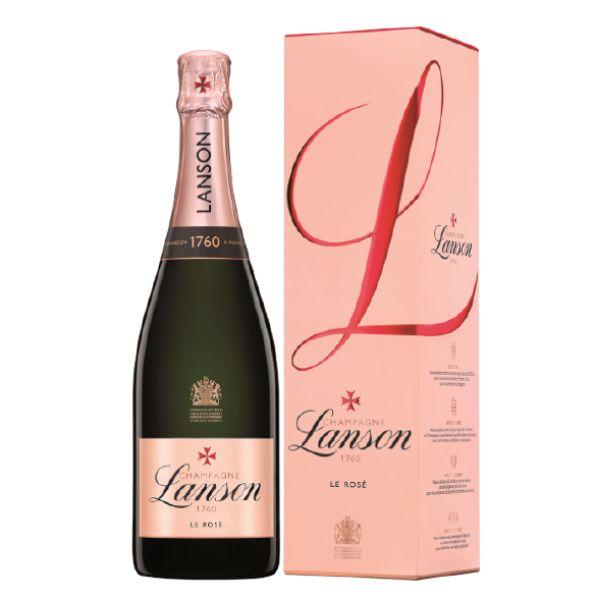 Champagne AOC Rosé Label Brut Astucciato