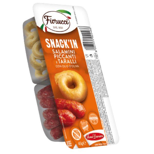 Snack'In Combo - Salamini Piccanti e Taralli Con Olio D'Oliva (45 g)
