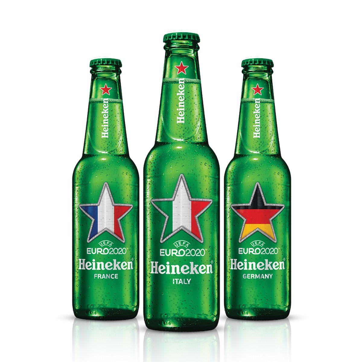 Heineken Euro 2020 (33 cl) - pack assortito 3 pezzi
