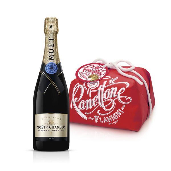 Panettone Glassato (750 g) + Champagne AOC Réserve Impériale Brut