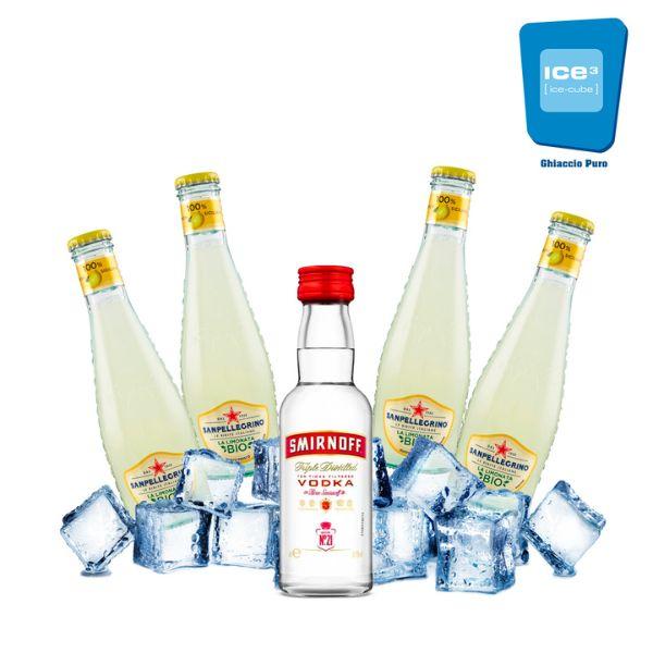 Smirnoff - Vodka Lemon Kit - per 4 persone