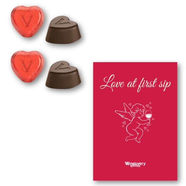 Cioccolatini Venchi e Cartolina di San Valentino