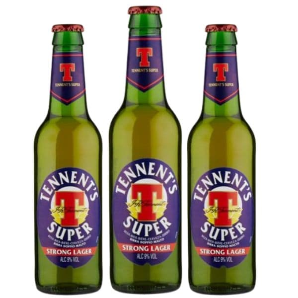 Tennent's Strong Lager (35,5 cl) 9 Pezzi