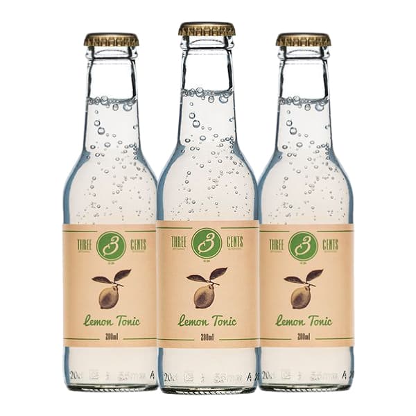 Three Cents Lemon Tonic (20 cl) 9 pezzi
