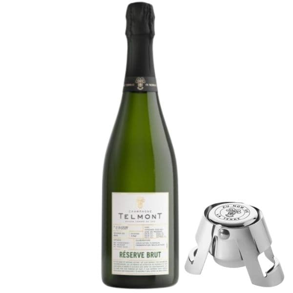 Champagne Telmont Réserve Brut con Stopper Omaggio