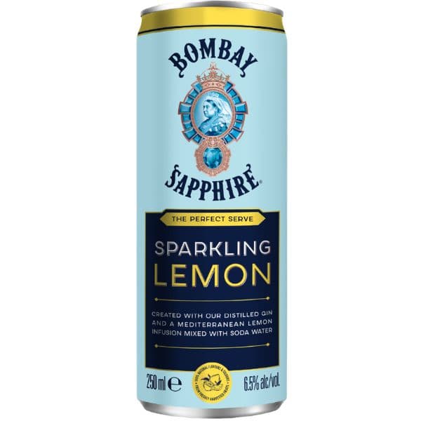 Bombay Gin & Tonic Sparkling Lemon (25 cl)