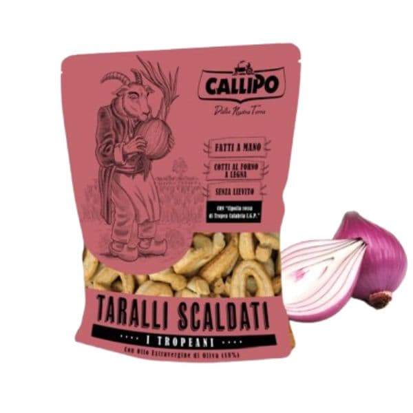 Taralli Scaldati alla Cipolla rossa di Tropea Calabria I.G.P. (280 g)