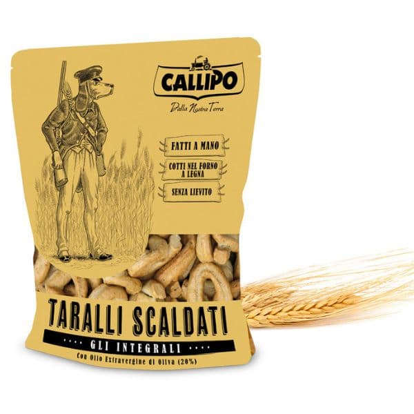 Taralli Scaldati Integrali con Olio Extravergine di Oliva (280 g)
