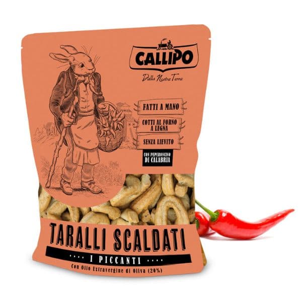 Taralli Scaldati al Peperoncino di Calabria (280 g)